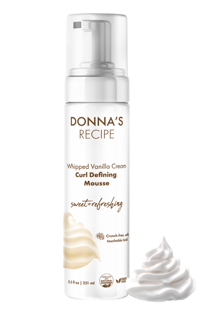 Donna’s Recipe Whipped Vanilla Cream Curl Defining Mousse