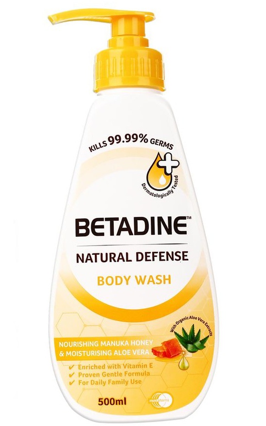 Betadine Natural Defense Bodywash Manuka Honey