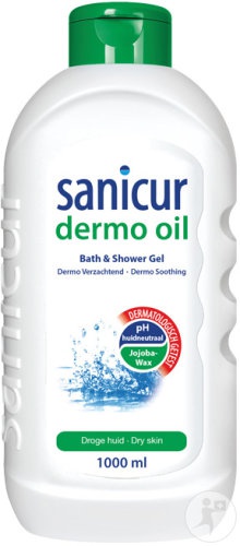 Sanicur Dermo Bath Oil & Shower Gel (Olie Bad & Douche Gel)