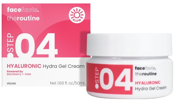 Face facts The Glow Routine Hyaluronic Hydra Gel Cream