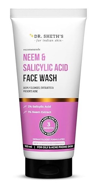 Dr. Sheth's Neem & Salicylic Acid Face Wash -