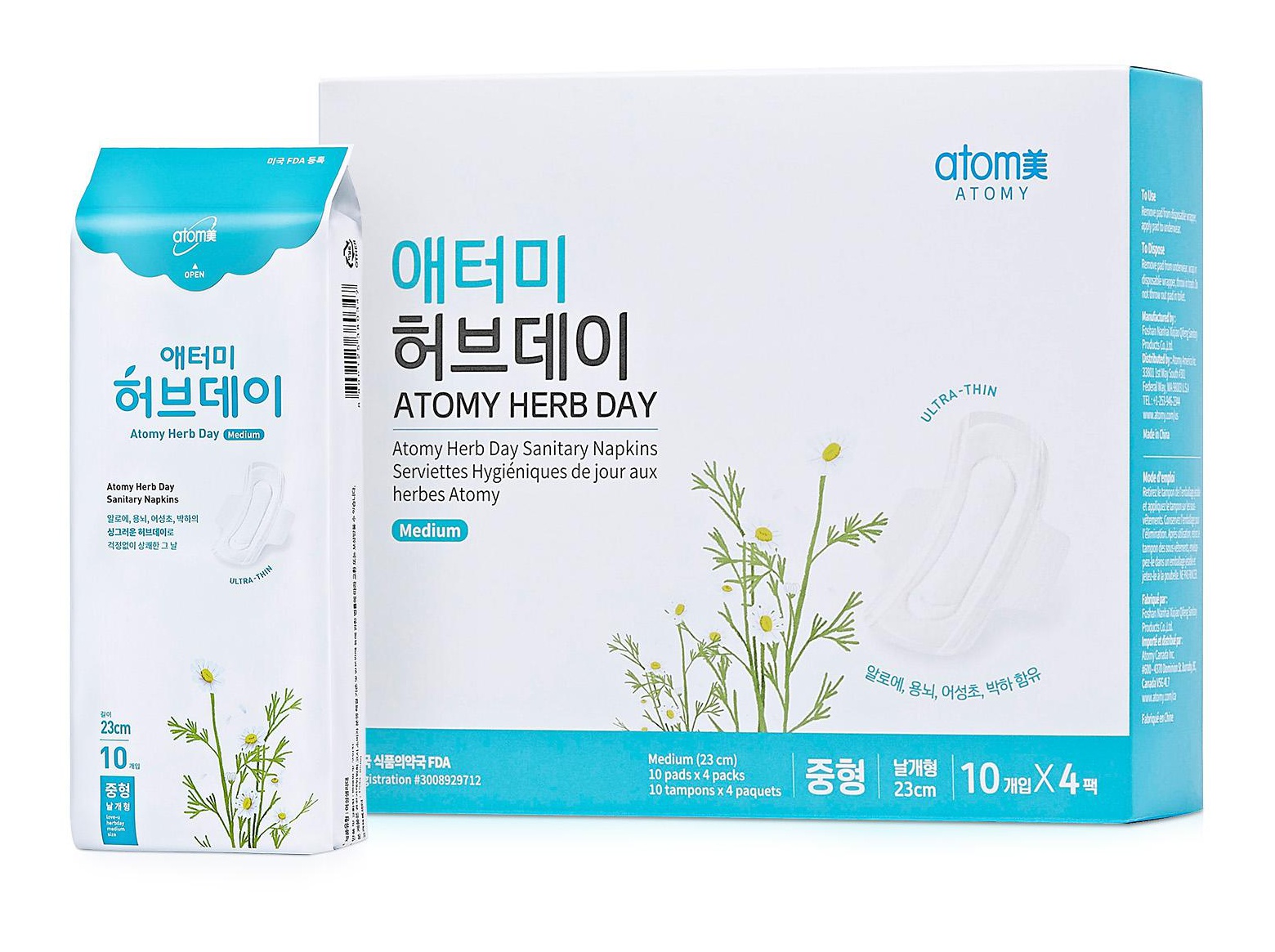 Atomy Herb Day Sanitary Napkin