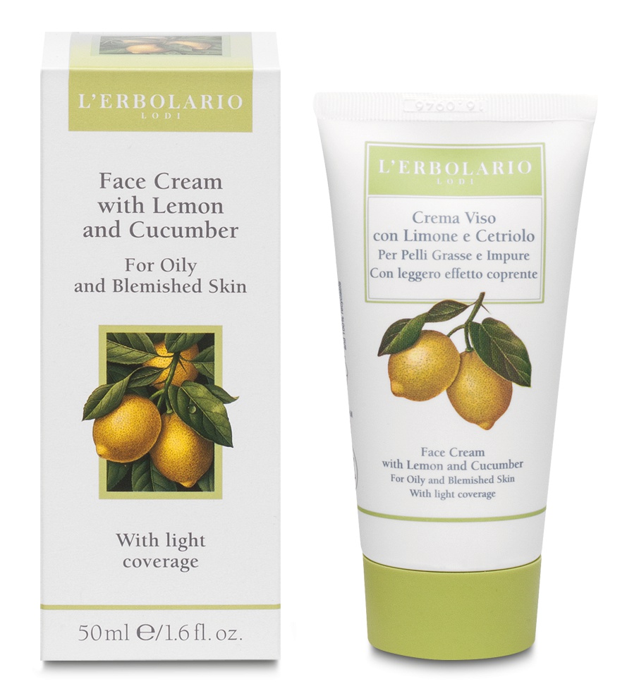 L'ebolario Lemon And Cucumber Face Cream