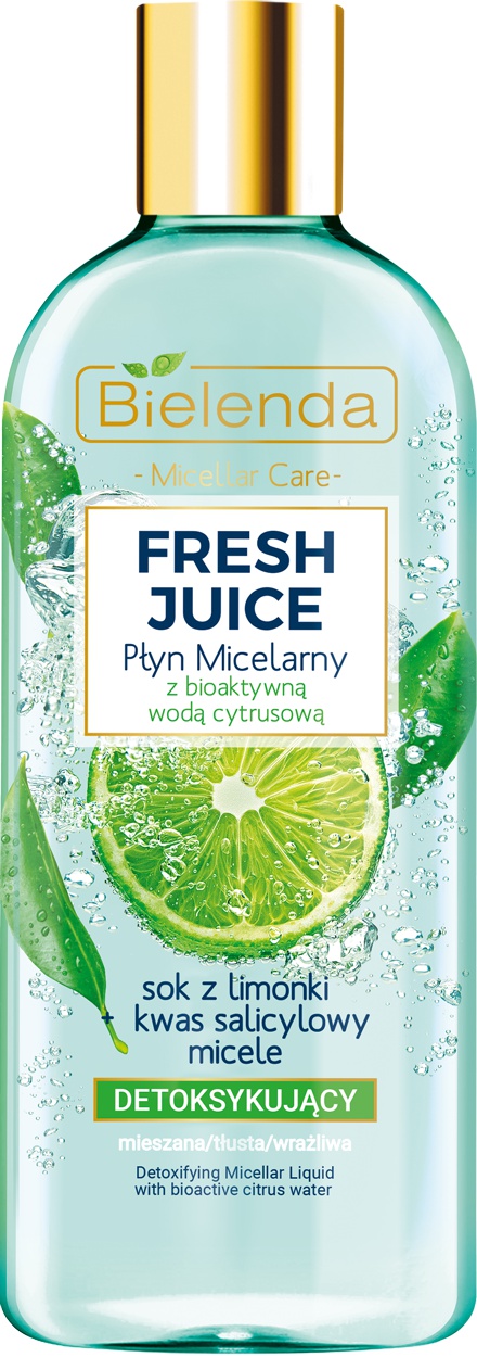 Bielenda Fresh Juice Detoxifying Micellar Liquid With Bioactive Citrus Water