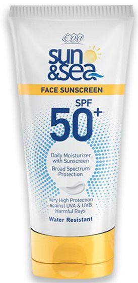Eva Cosmetics Sun & Sea Face Sunscreen SPF 50+