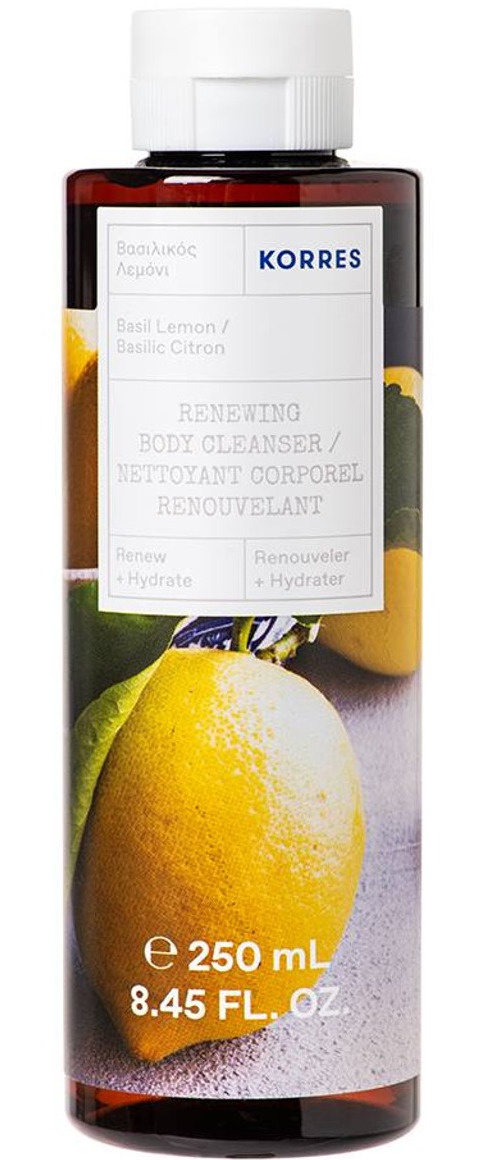 Korres Basil Lemon Renewing Body Cleanser