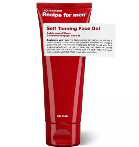 Recipe for men Self Tanning Face Gel
