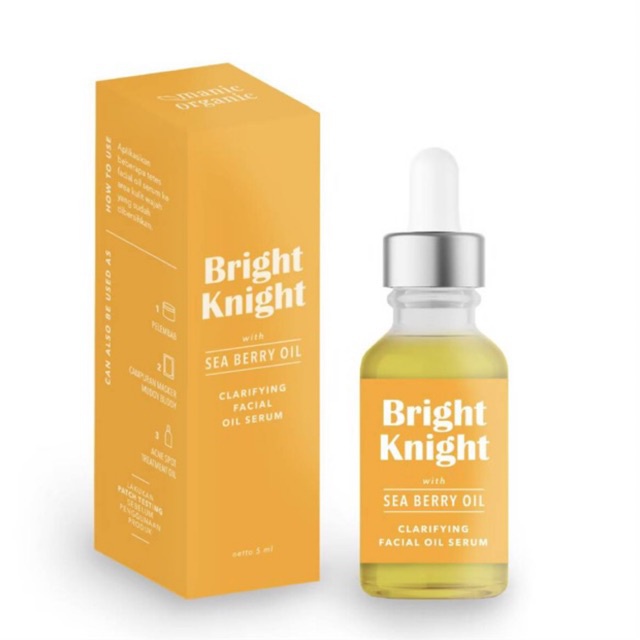 Manic Organic Bright Knight Clarifying Facial Oil Serum