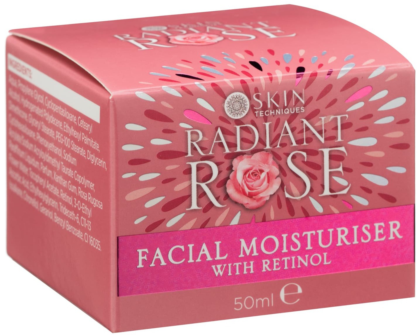 Skin techniques Radiant Rose Facial Moisturiser With Retinol