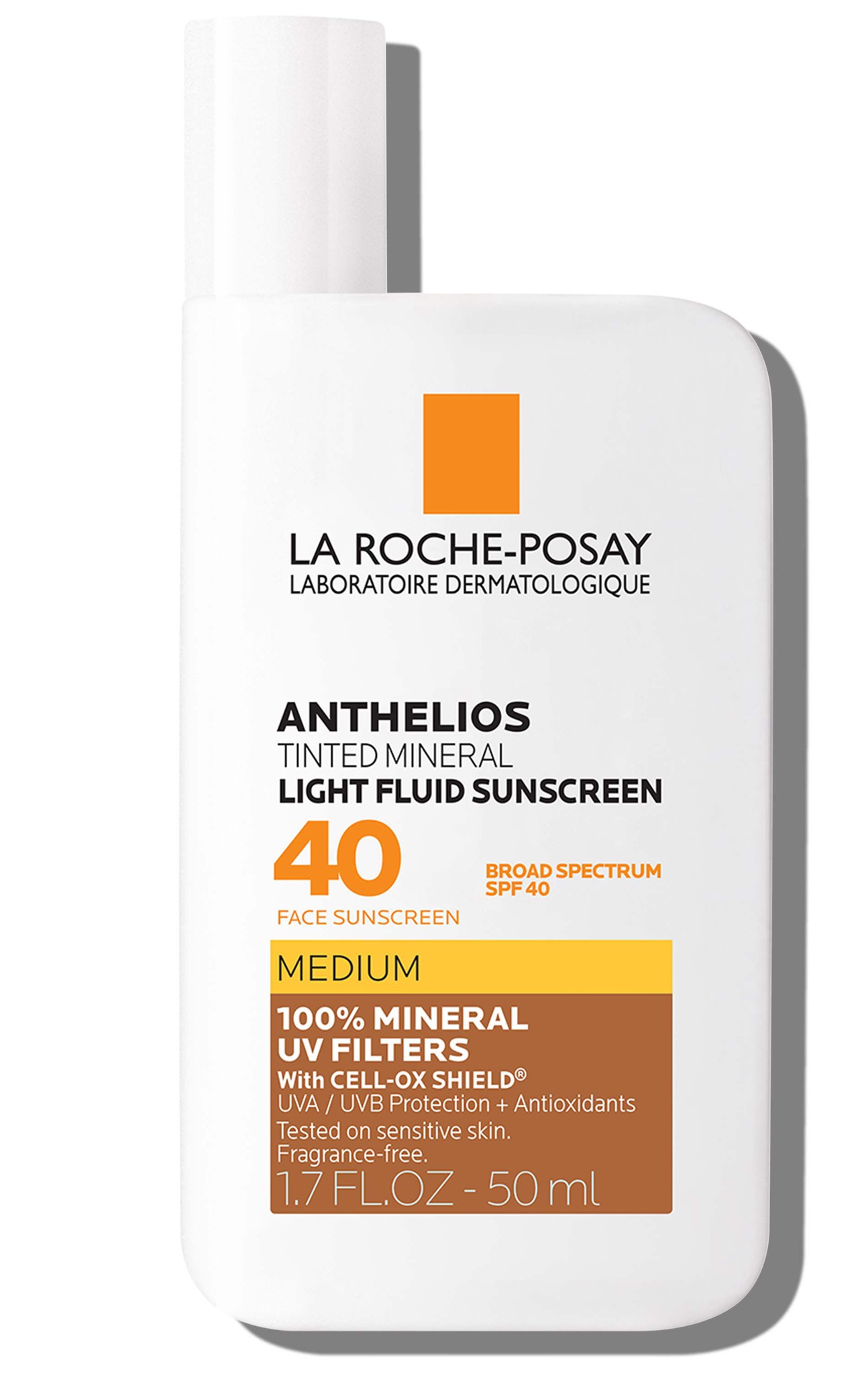 La Roche-Posay Anthelios Mineral Tinted Fluid Face Sunscreen SPF 40 In Medium