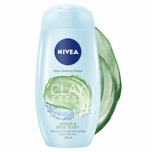 Nivea Deep Cleansing Shower Clay Fresh Ginger & Basil Scent