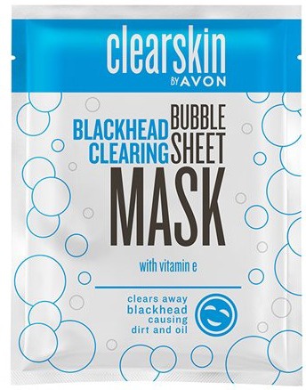 Avon Clearskin Blackhead Clearing Bubble Sheet Mask
