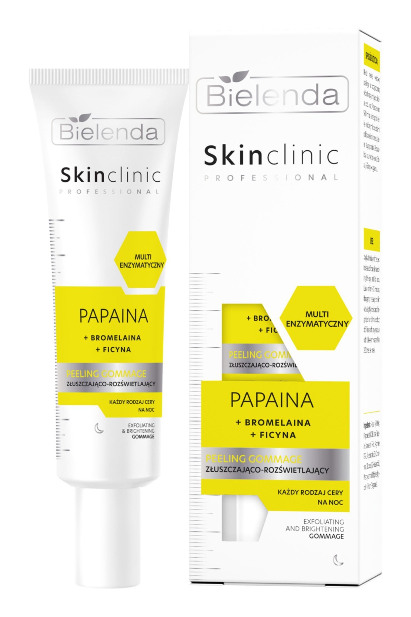 Bielenda Skin Clinic Professional Papain Exfoliating And Brightening Gommage