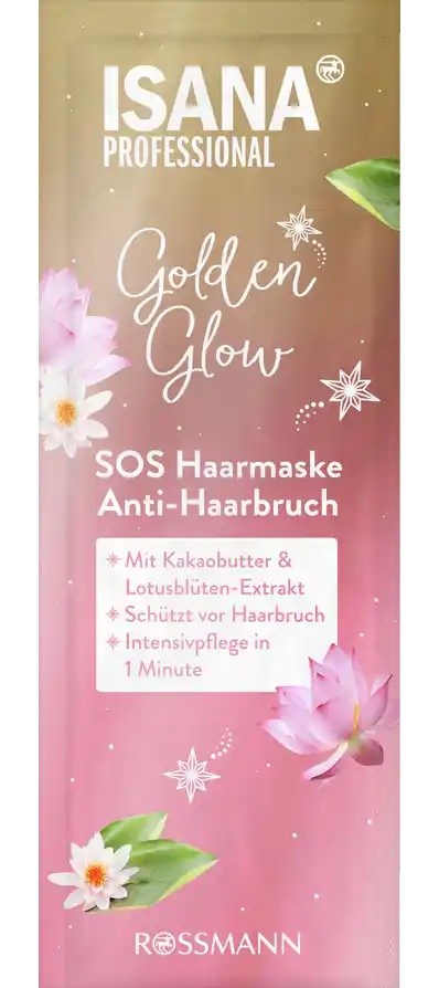 Isana Professional Golden Glow SOS Haarmaske