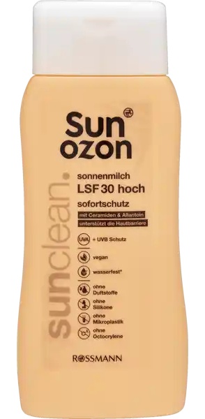 Sun Ozon Sunclean Sonnenmilch Lsf 30