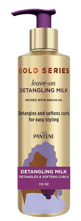 Pantene Gold Series Detangling Milk Hair Treatment For Curly Hair