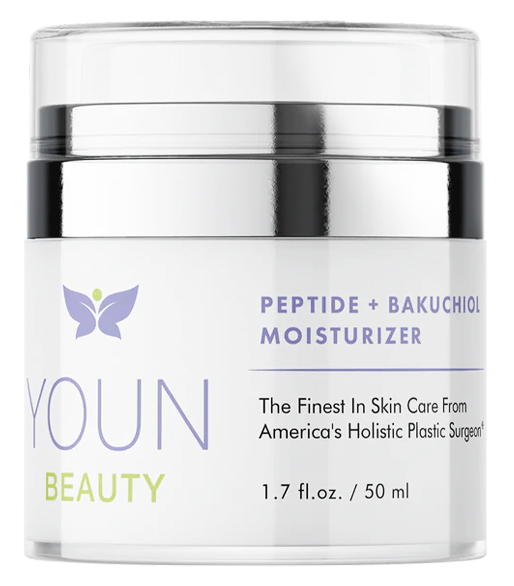 YOUN Beauty Skin Care Peptide + Bakuchiol Moisturizer