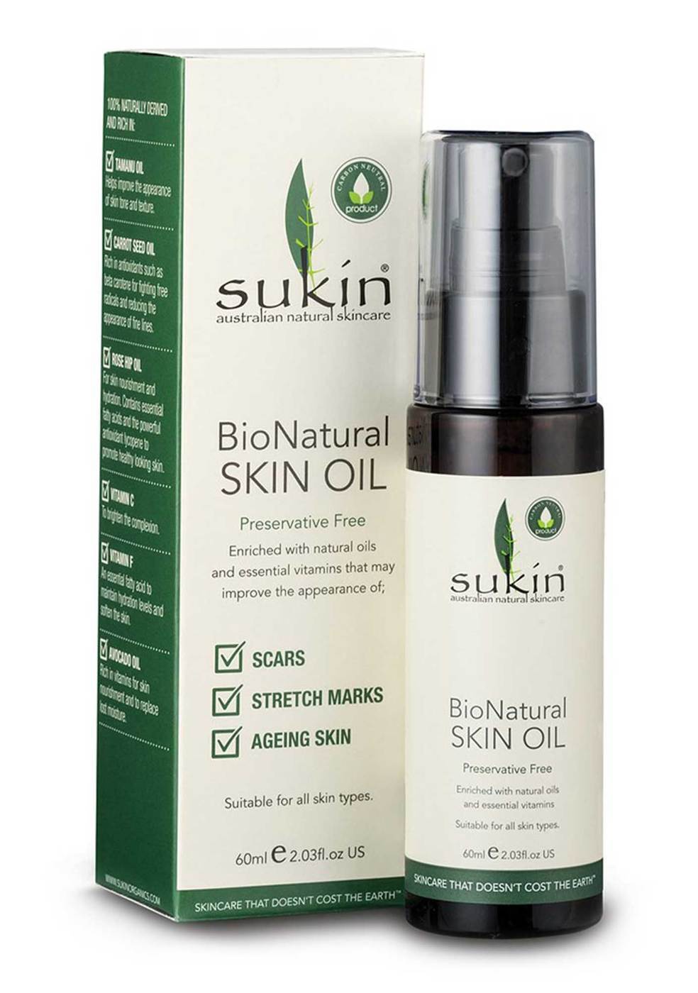 Sukin Bionatural Skin Oil