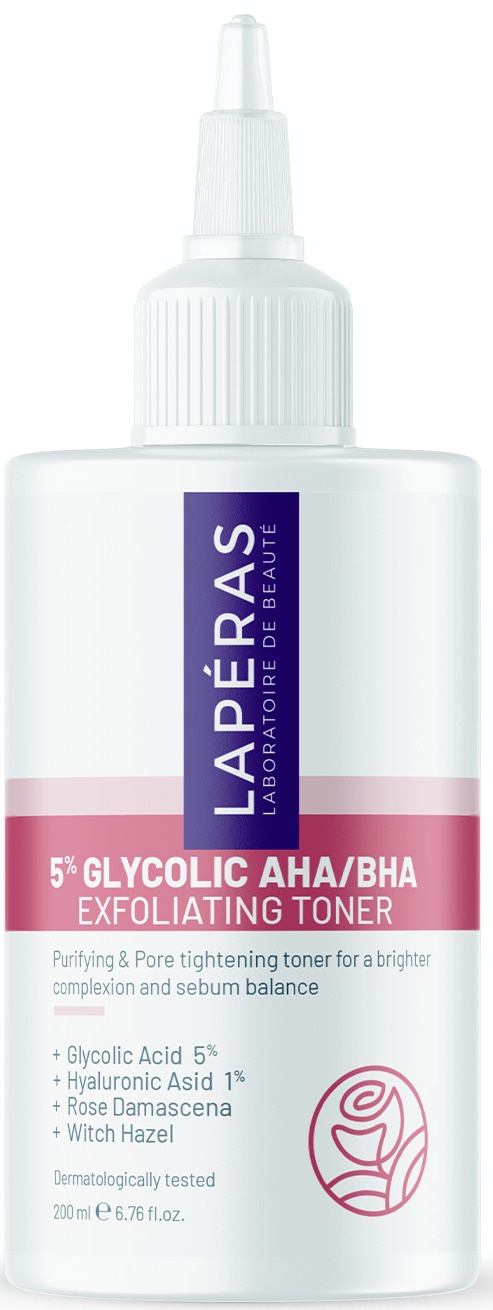 LAPÉRAS 5% Glycolic AHA/BHA Exfoliating Toner