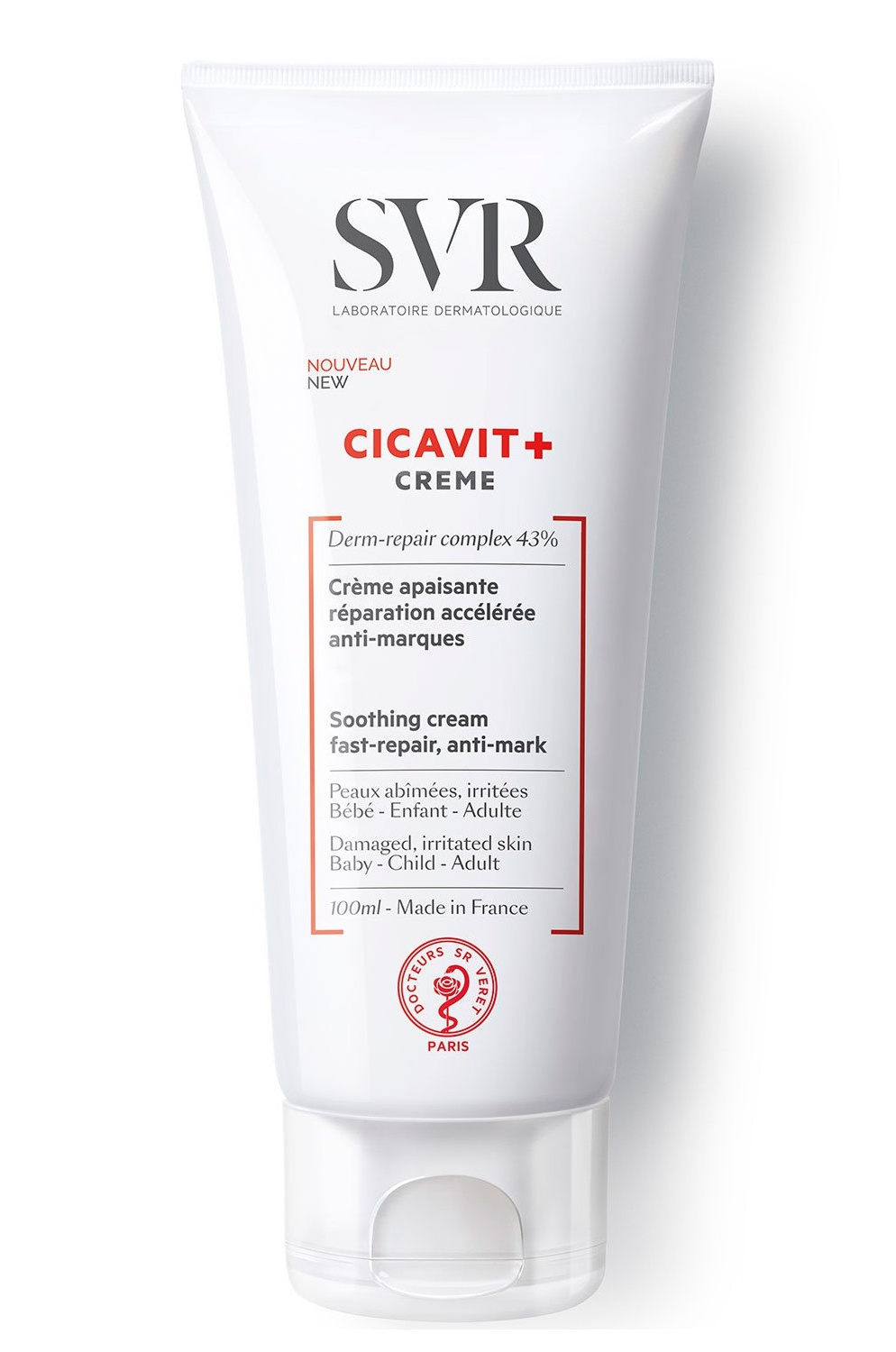 SVR Cicavit+ Cream Soothing Cream Fast Repair Anti-mark