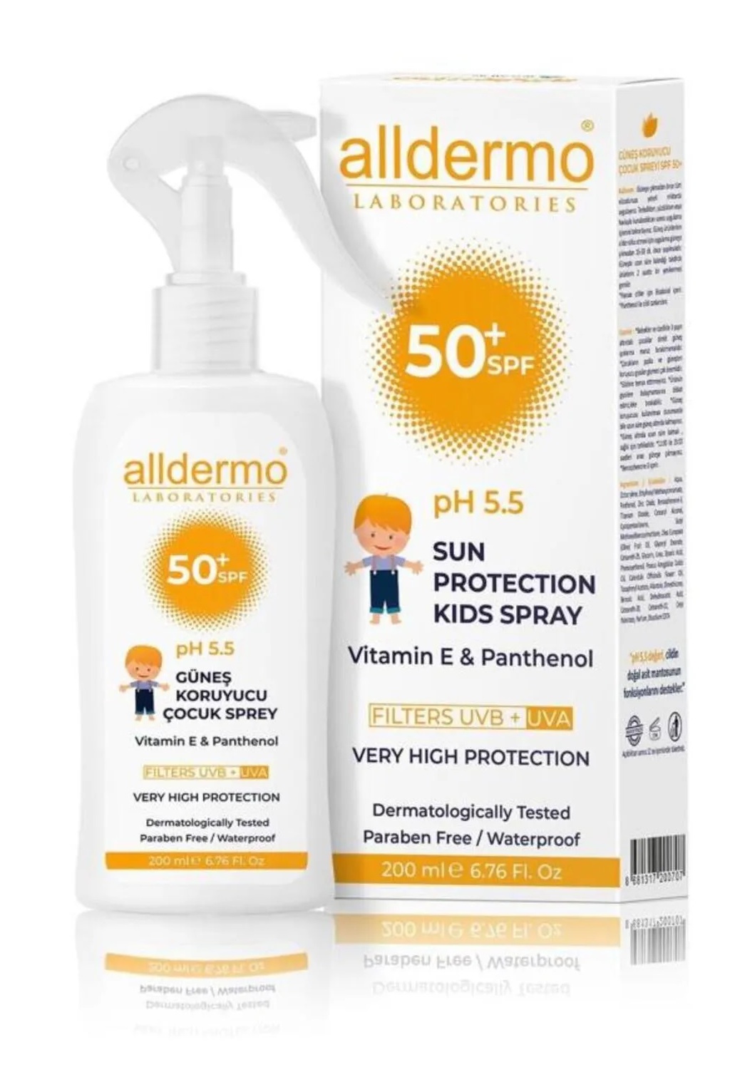 alldermo Sun Protection Kids Spray 50+