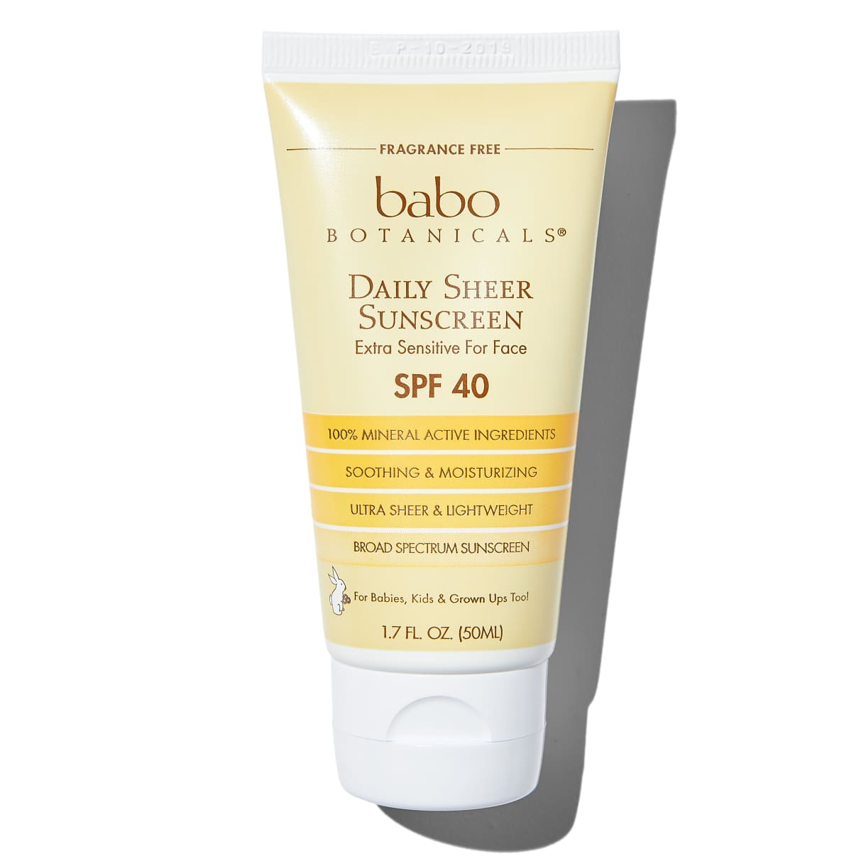 Babo Botanicals Daily Sheer Facial Sunscreen Spf 40 - Fragrance Free