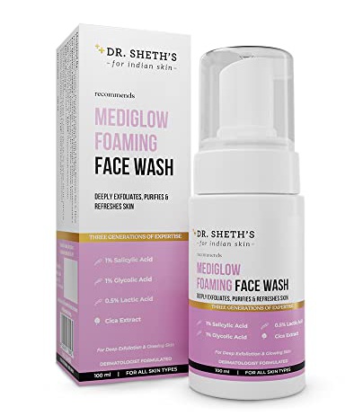 Dr Sheth Mediglow Foaming Face Wash