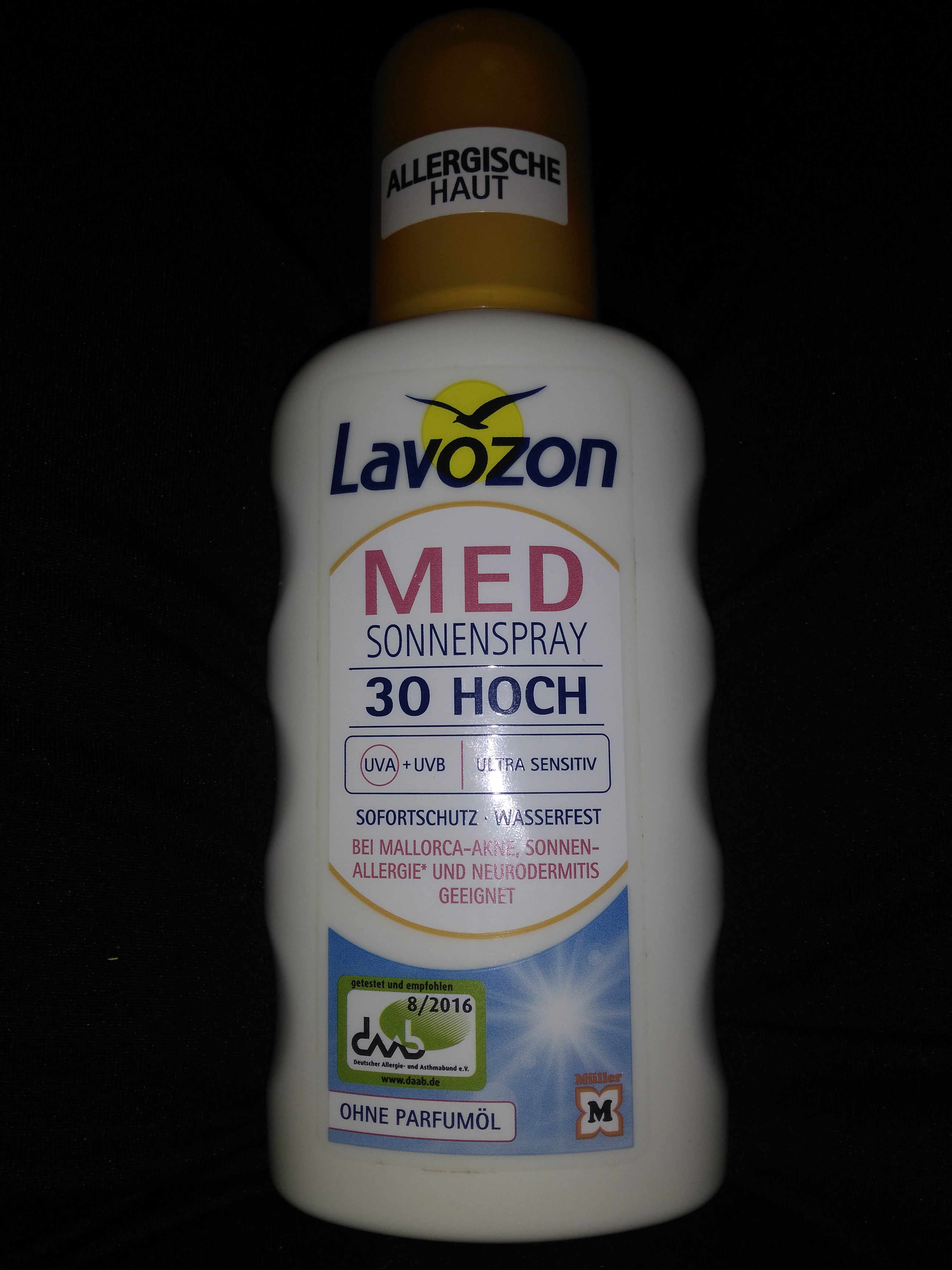 Lavozon Med Sonnenspray 30 Ultrasensitive