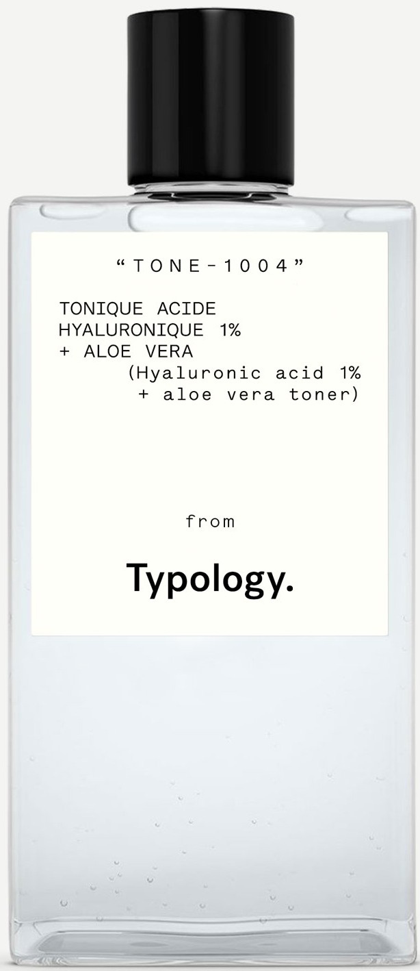 Typology Hydrating Toner 1% Hyaluronic Acid + Aloe Vera ingredients ...