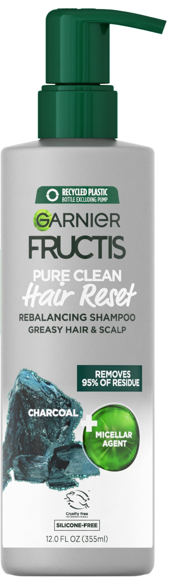 Garnier Fructis Pure Clean Hair Reset Rebalancing Charcoal Shampoo