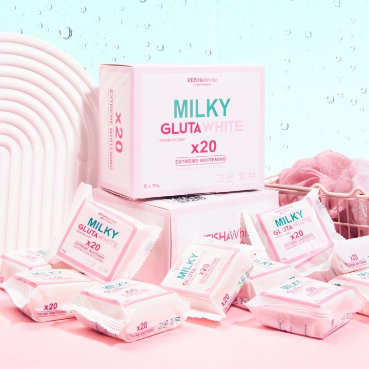 KEISHA WHITE PH Milky Gluta White Premium Soap