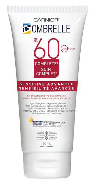 Garnier Ombrelle Complete Sensitive Advanced Body And Face Lotion Spf 60