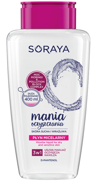Soraya Cleansing Mania Micellar Liquid For Dry And Sensitive Skin