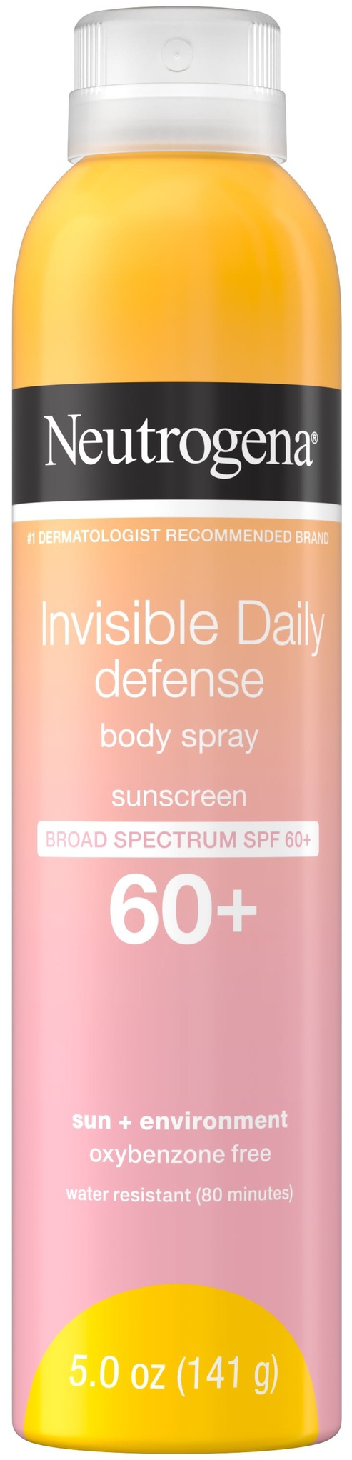 Neutrogena Invisible Daily Defense Spray, SPF 60+