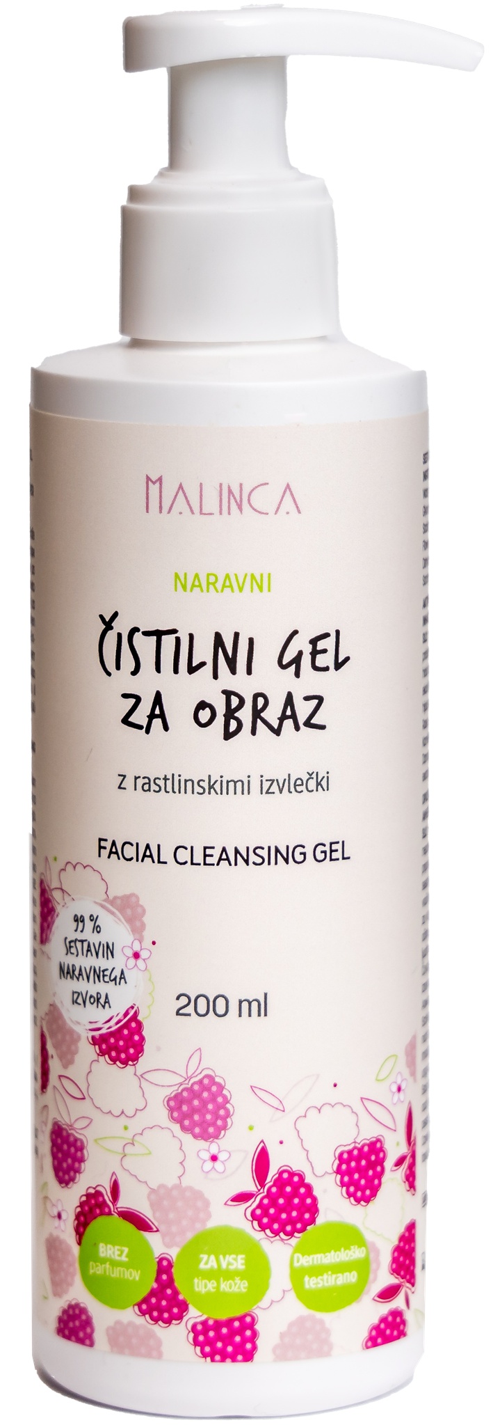 Malinca Natural Face Cleansing Gel