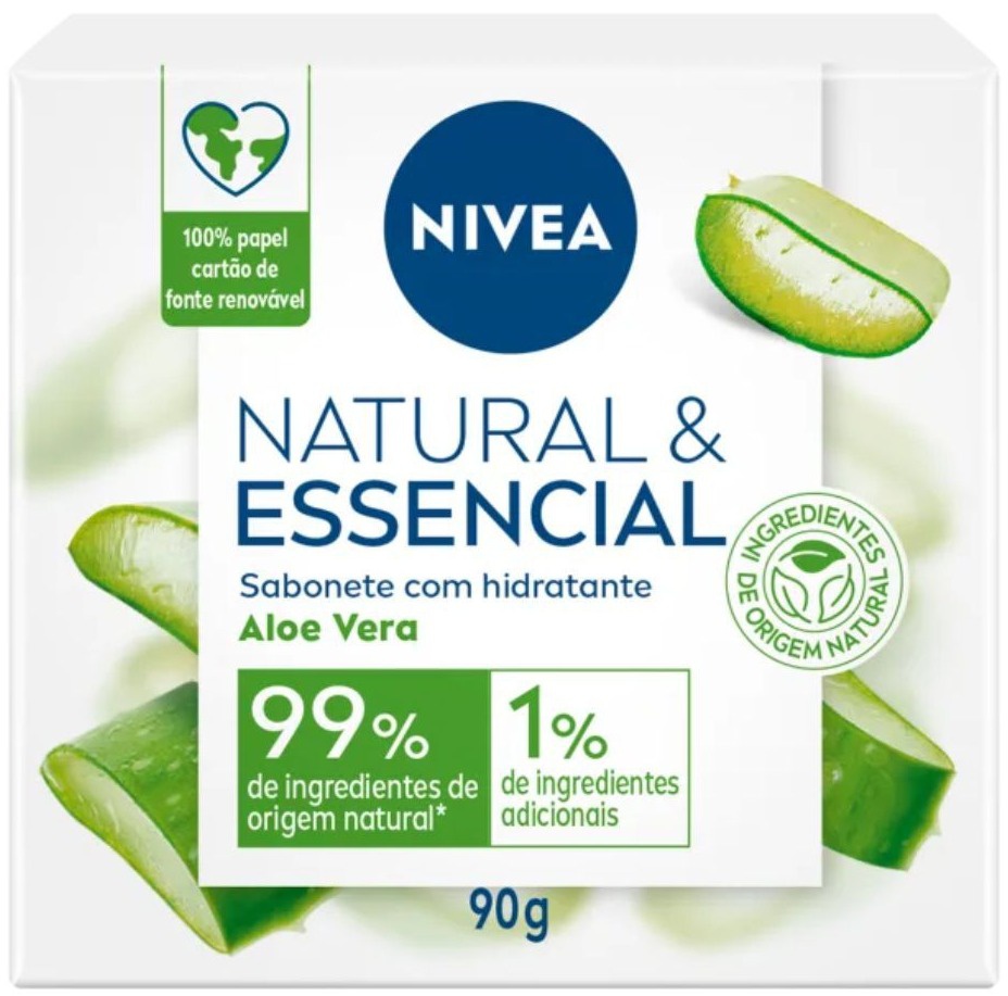 Nivea Sabonete Em Barra Natural & Essencial Aloe Vera