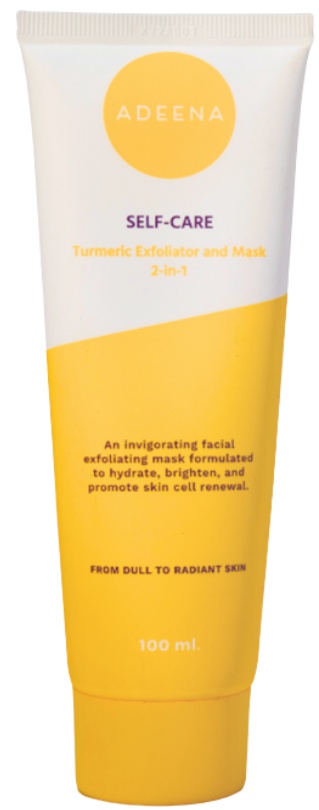 Adeena Skin Turmeric Exfoliator And Mask