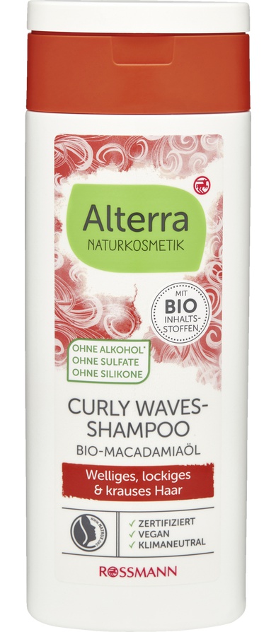 Alterra Curly Waves Shampoo Bio-Macadamiaöl