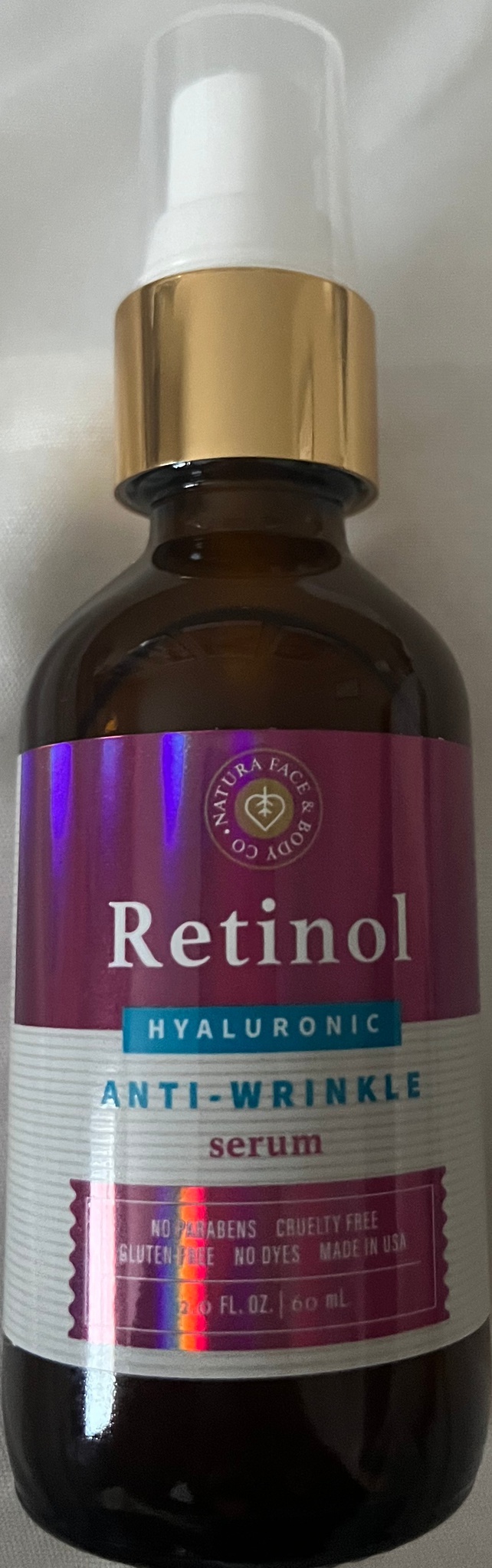 Nature Face & Body Co. Retinol Hyaluronic Anti Wrinkle Serum