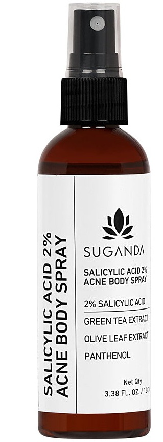 Suganda Salicylic Acid 2% Acne Body Spray - Back And Body Acne Mist