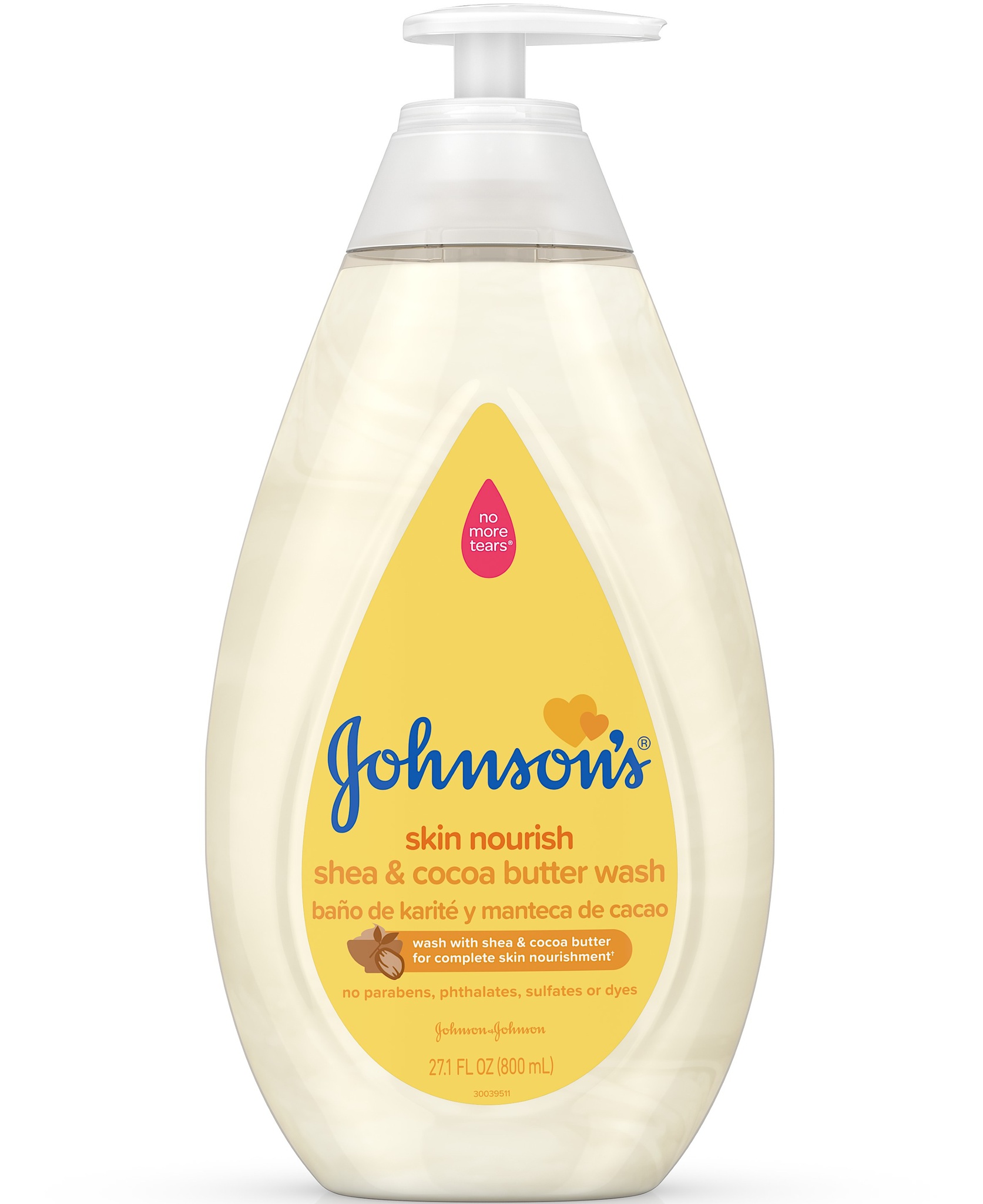 Johnson's Skin Nourish Moisture Wash, Shea & Cocoa Butter