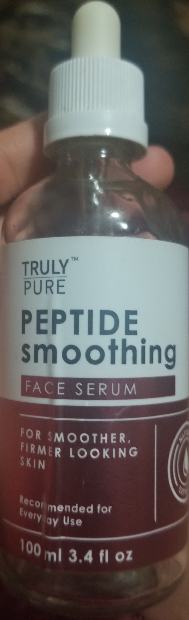 Truly Pure Peptide Smoothing Face Serum