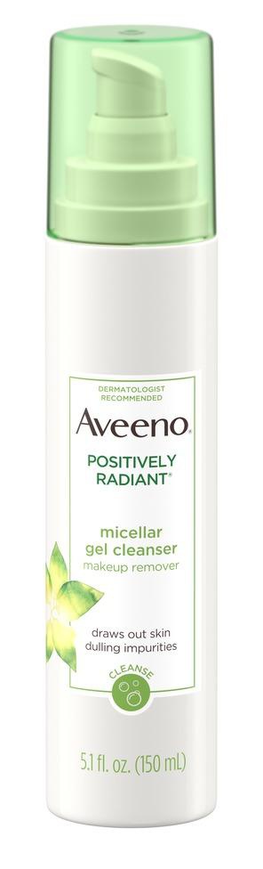 Aveeno Maxglow Micellar Gel Cleanser Face Wash With Kiwi