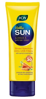 Joy Hello Sun Sunblock & Anti-Tan Lotion With Spf 30