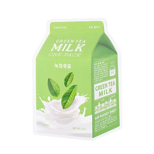 A'pieu Green Tea Milk Sheet Mask