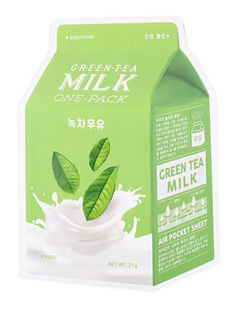 A'pieu Green Tea Milk Sheet Mask