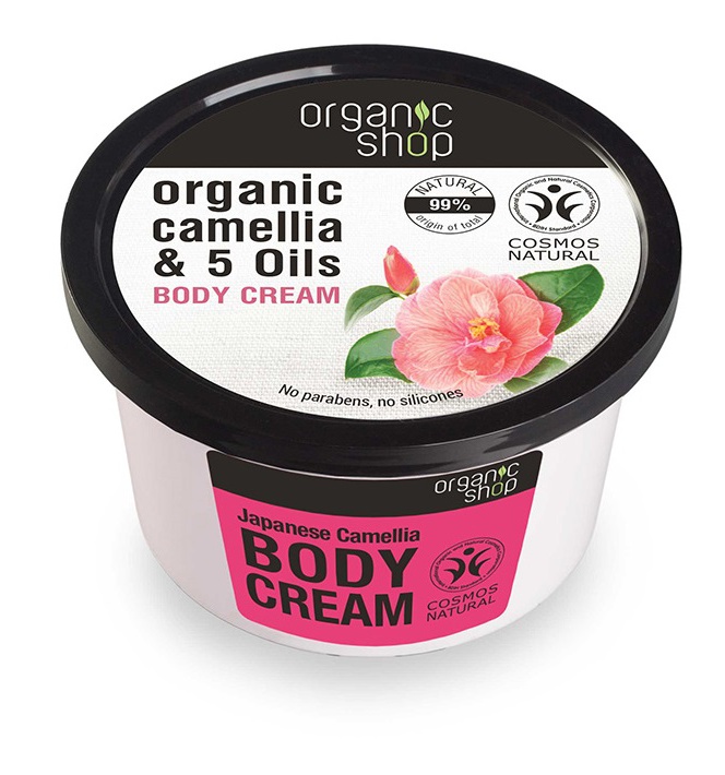 Organic Shop Organic Camellia & 5 Oils Body Cream / Japanese Camellia Body Cream