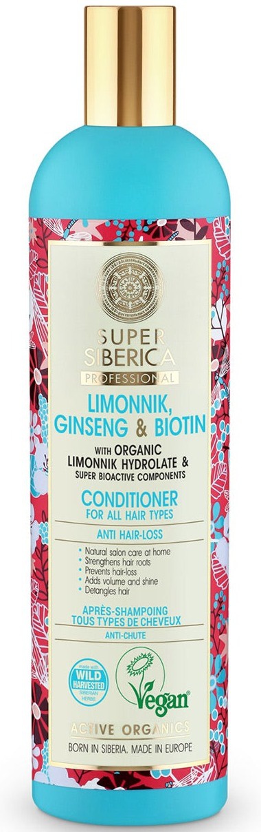 Natura Siberica Limonnik, Ginseng & Biotin Conditioner