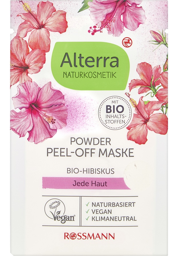 Alterra Powder Peel-Off Maske Bio-Hibiskus
