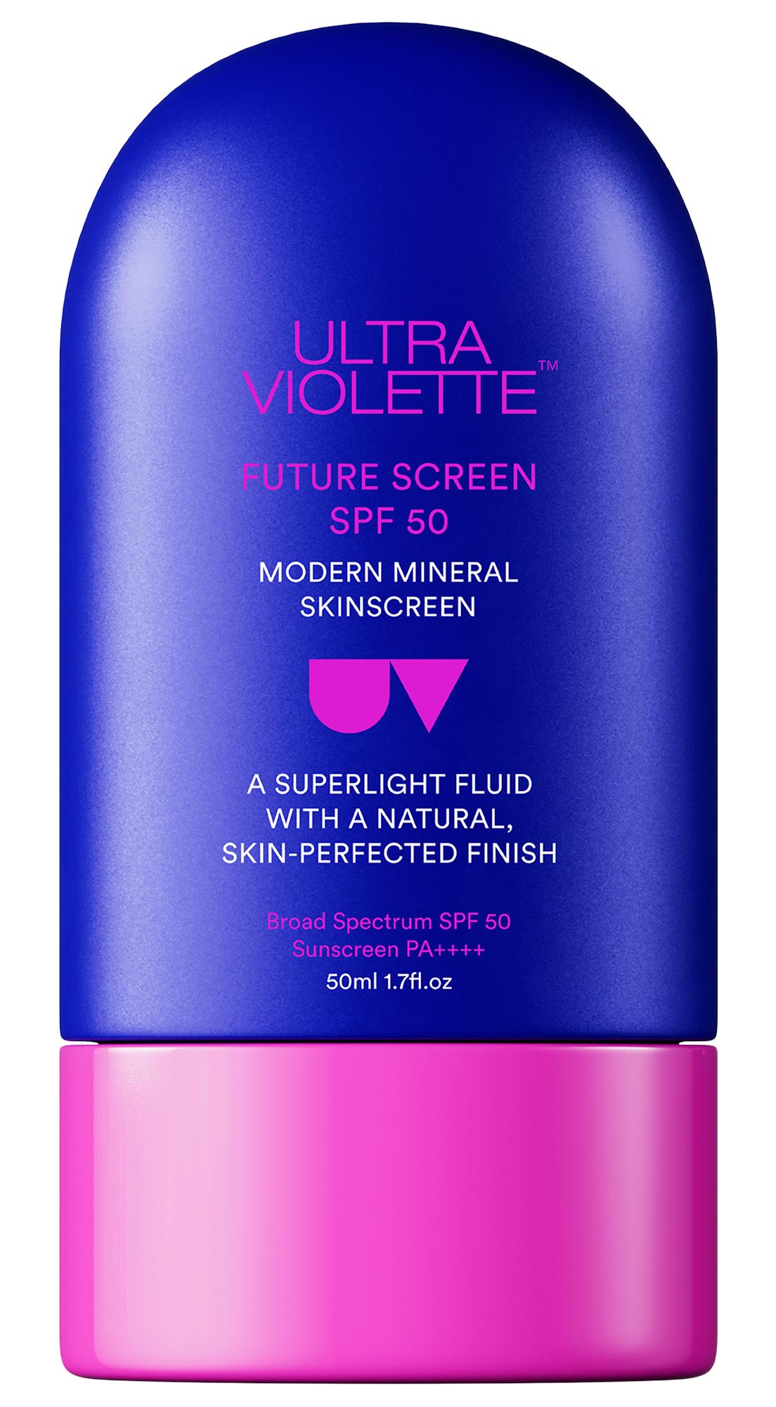 Ultra Violette Future Fluid SPF 50+ Superlight Mineral Fragrance Free Facial Sunscreen Serum